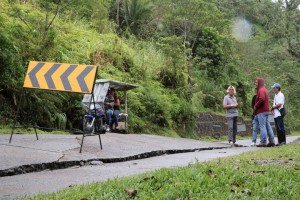 DPWH alarmed over growing ground cracks in southern Leyte